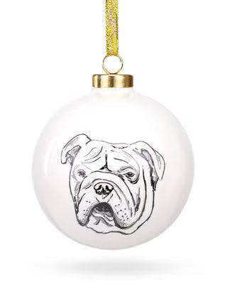 Bulldog Ornament