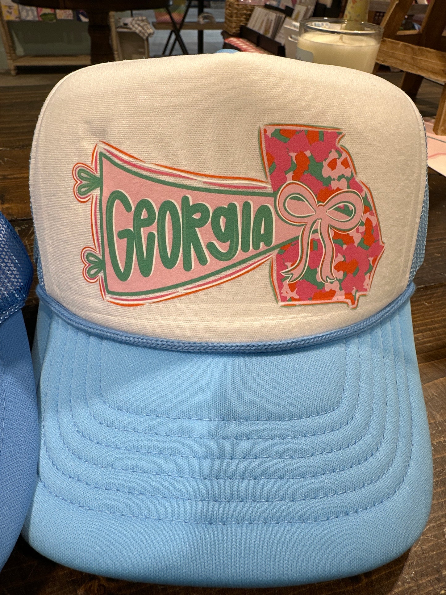 Georgia State Bow Foam Hat