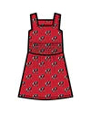 Poplin Youth Smocked Dress