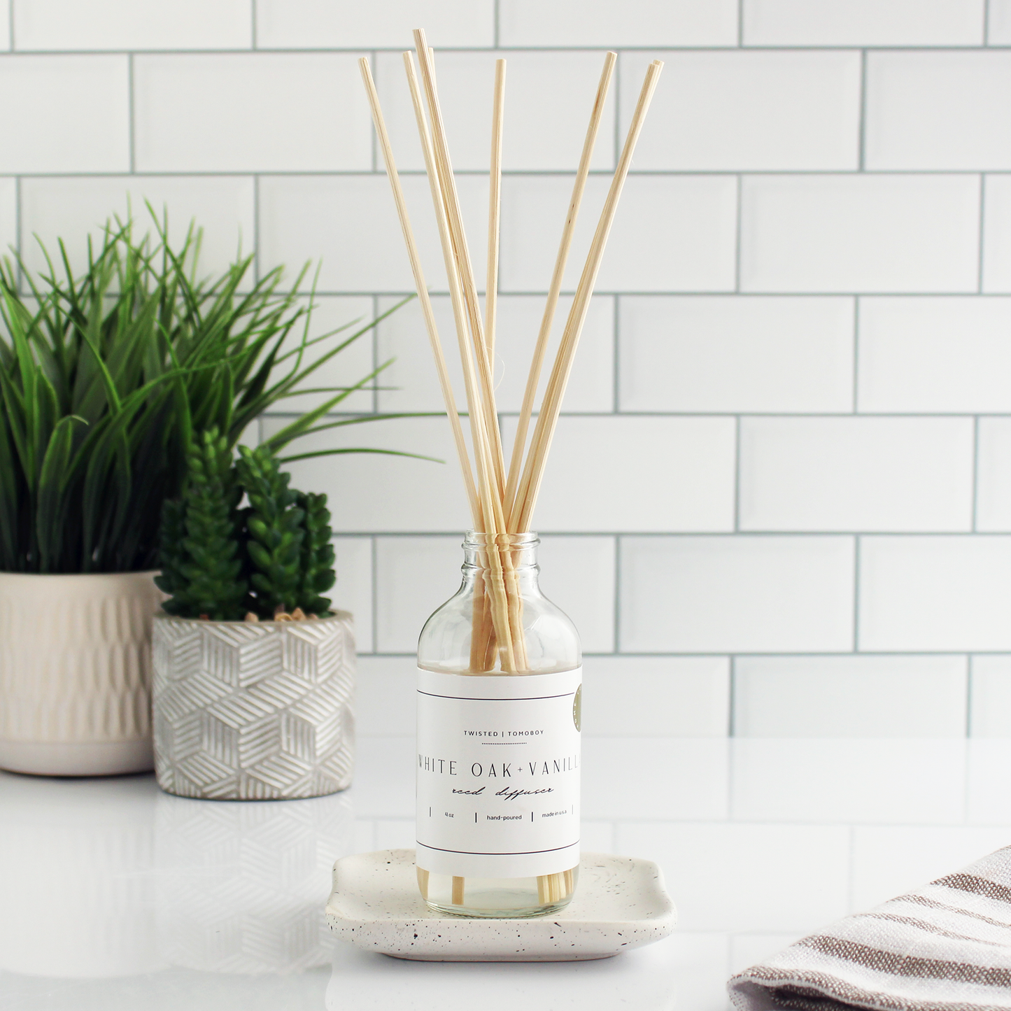 Home Collection | Reed Diffusers (4 oz.): White Oak+Vanilla