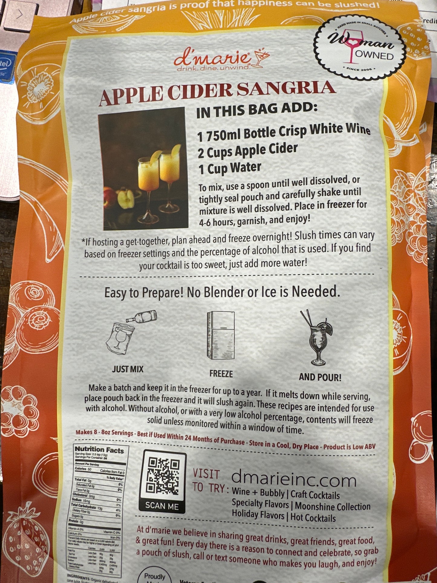 Apple Cider Sangria Slush Mix