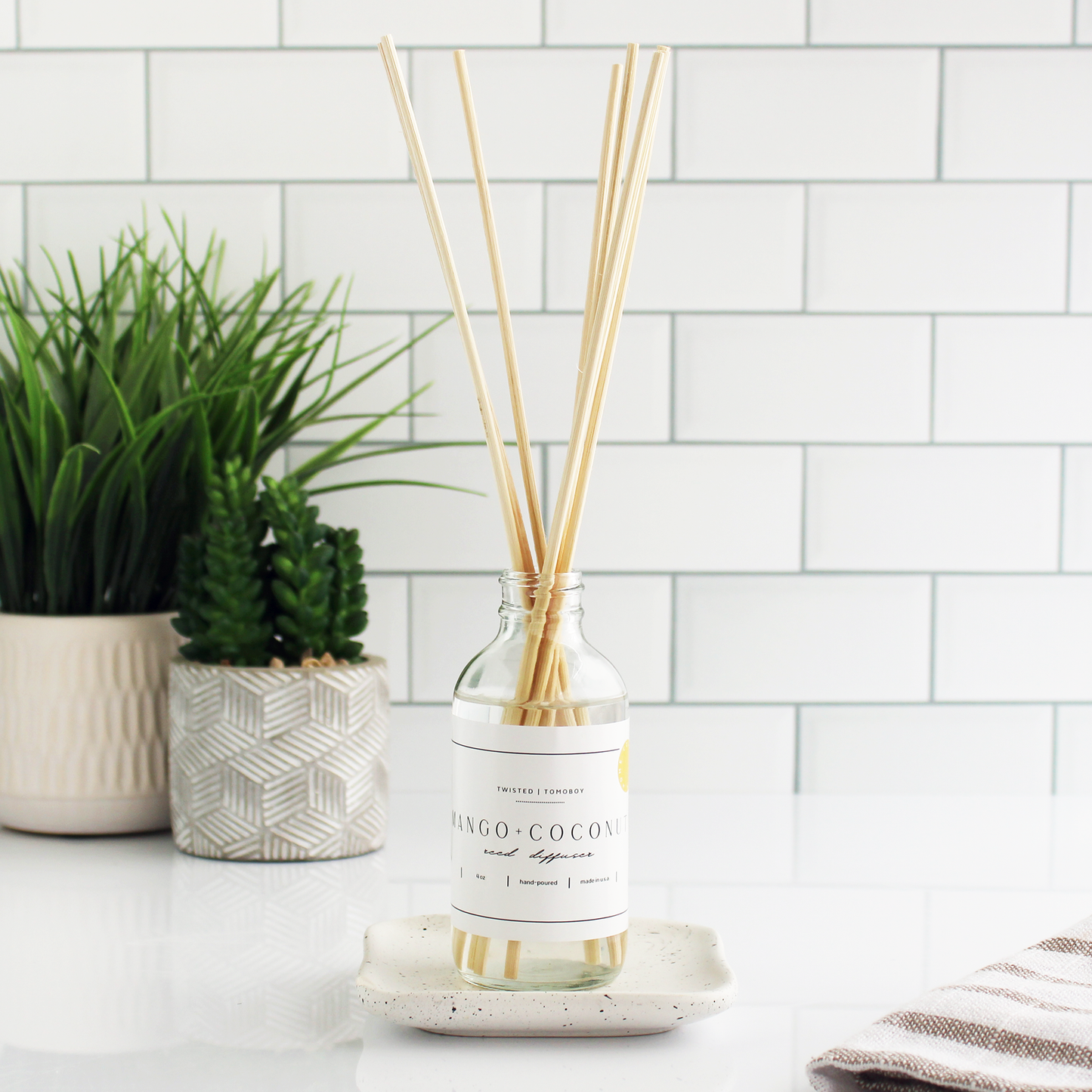 Home Collection | Reed Diffusers (4 oz.): White Oak+Vanilla