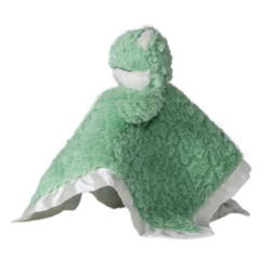 Putty Nursery Mint Frog Blanket