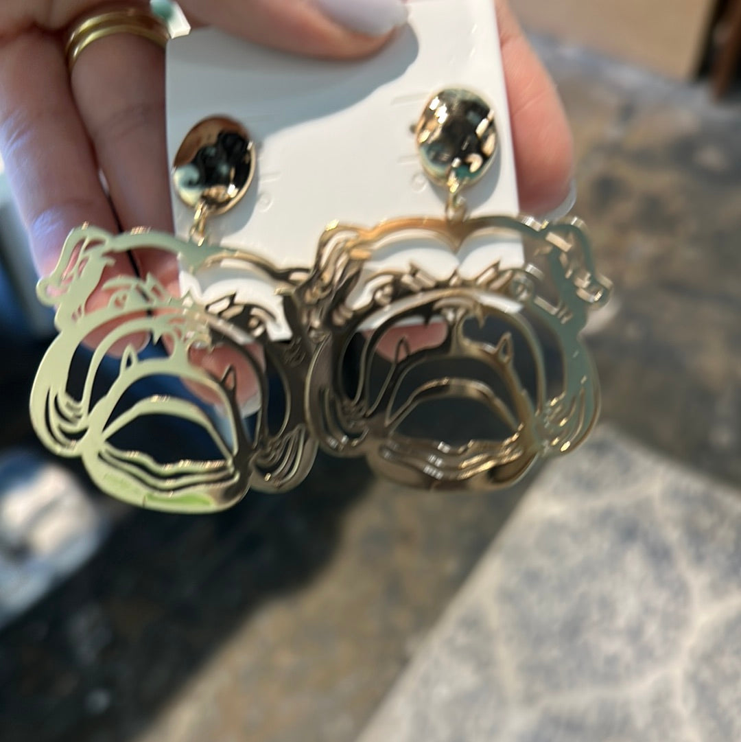 Georgia metal earrings