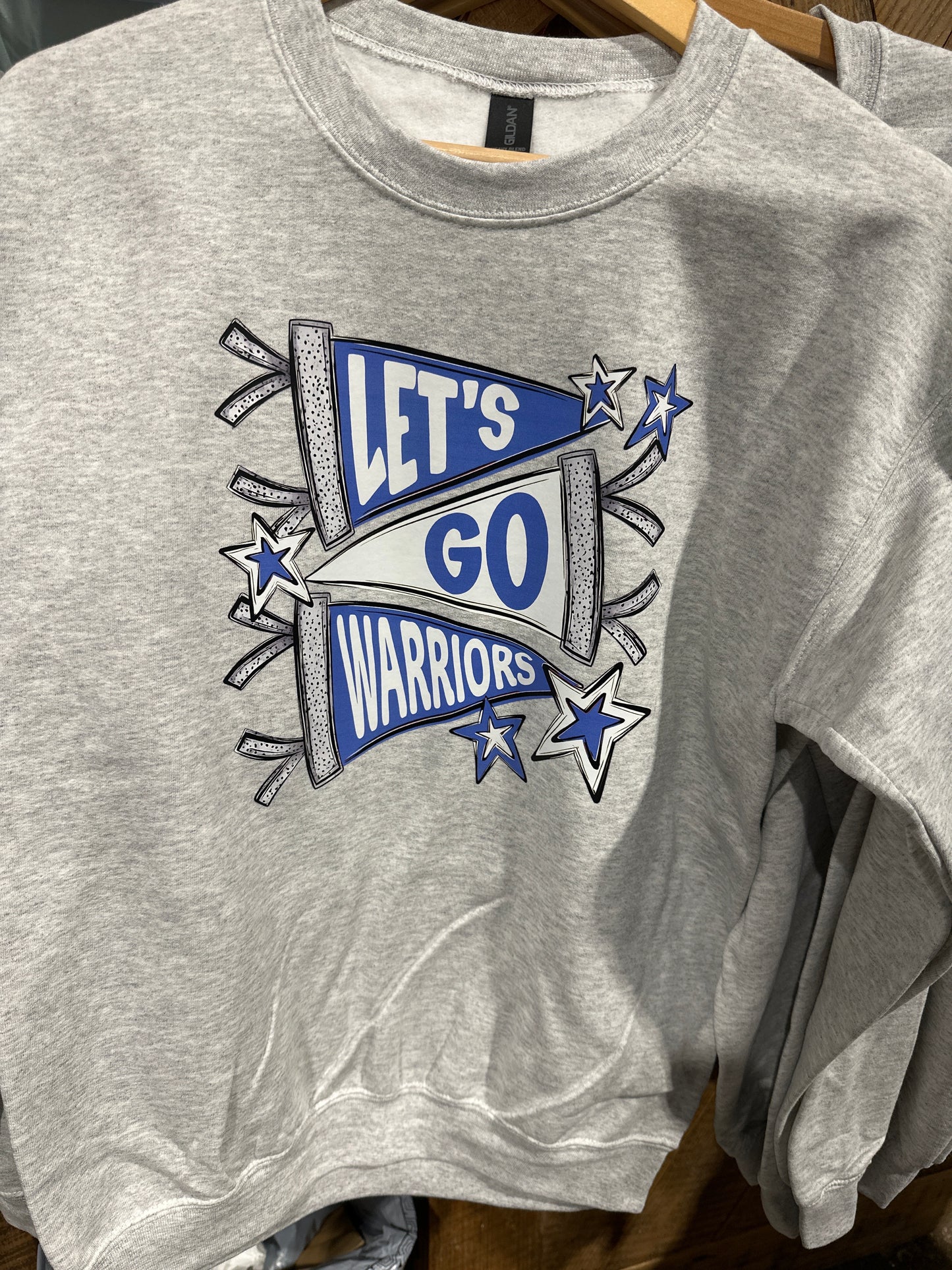 Lets Go Warriors Sweatshirt