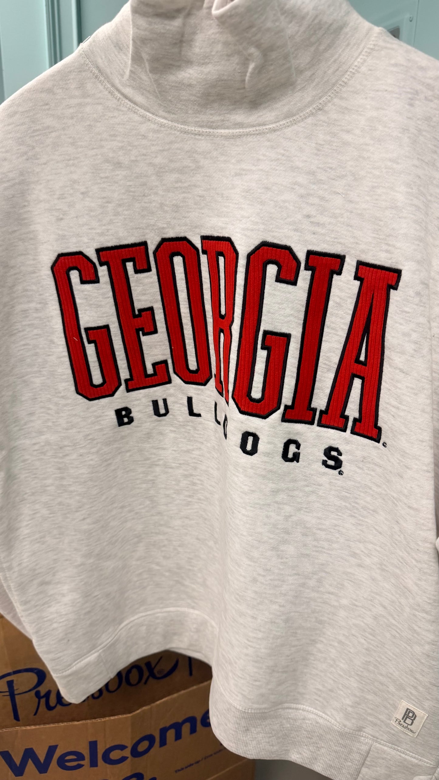 Georgia southlawn mock neck sweatshirt
