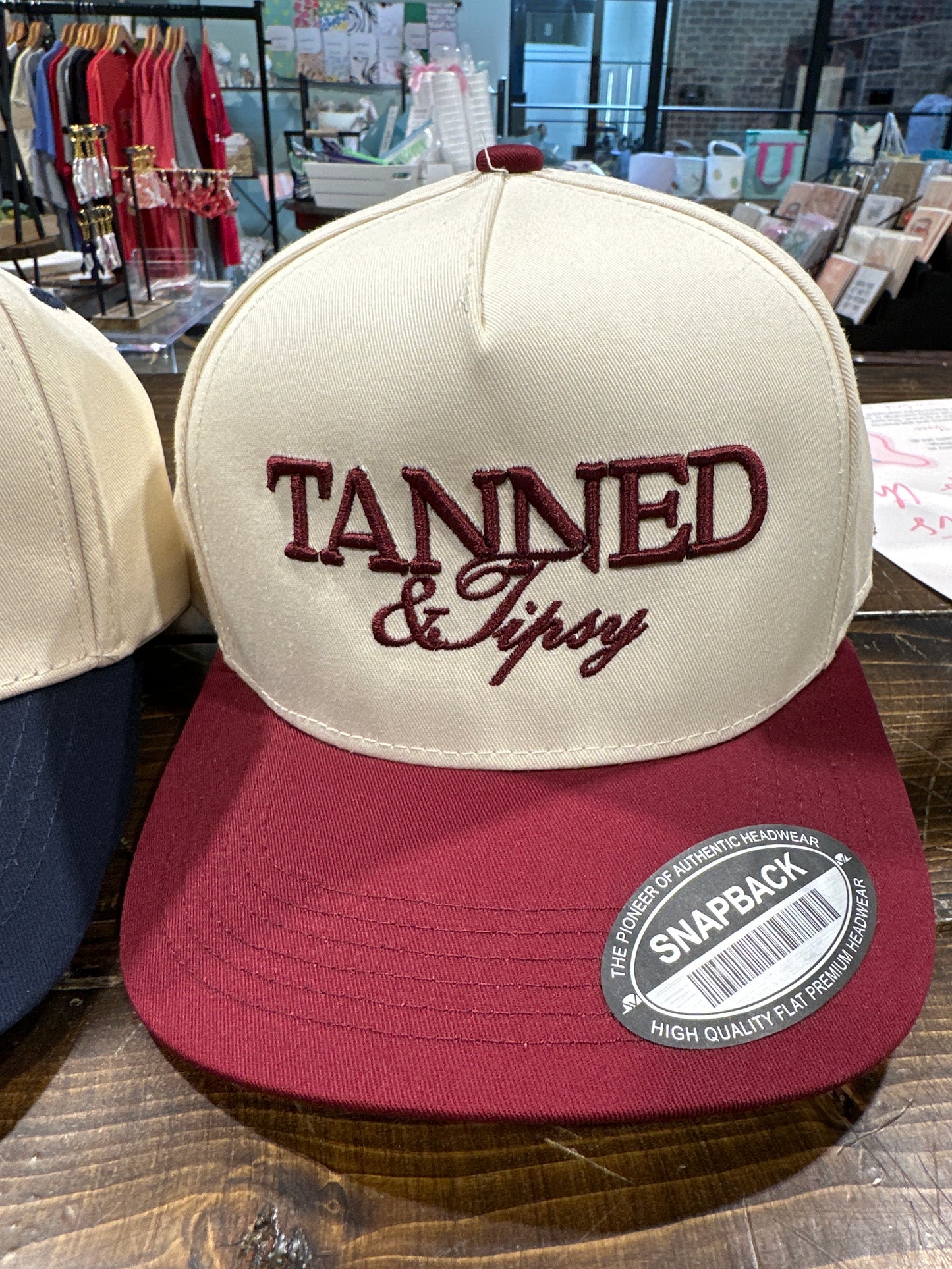 Tanned & Tipsy Marron Vintage Hat