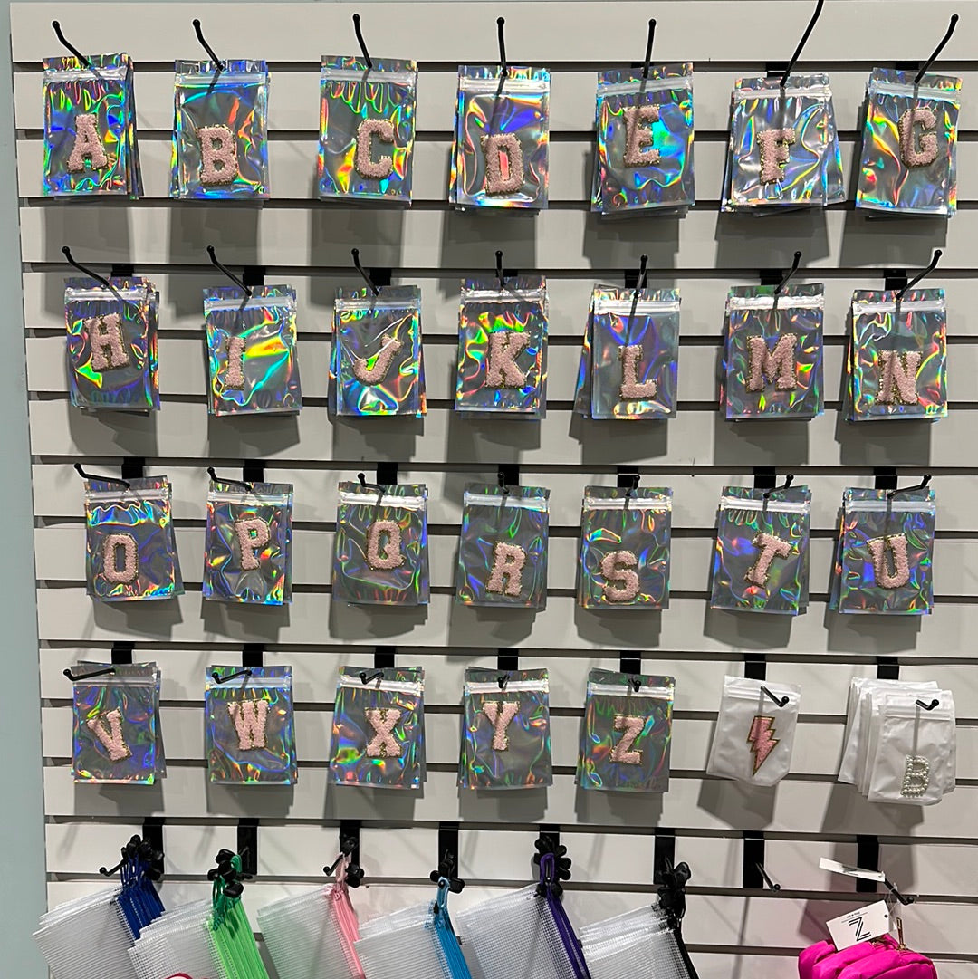 Chenille patch letters