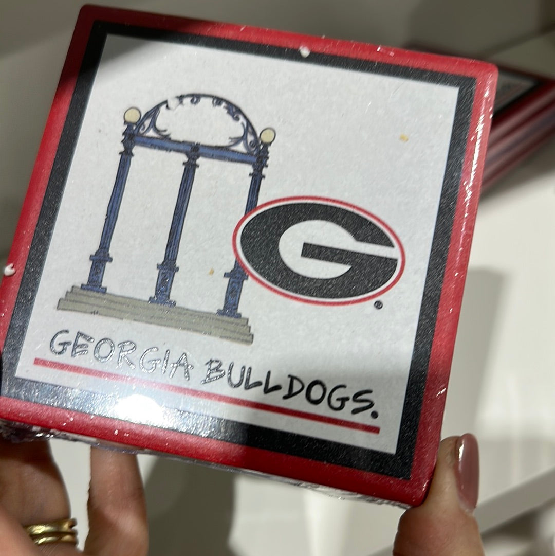 UGA icon coaster