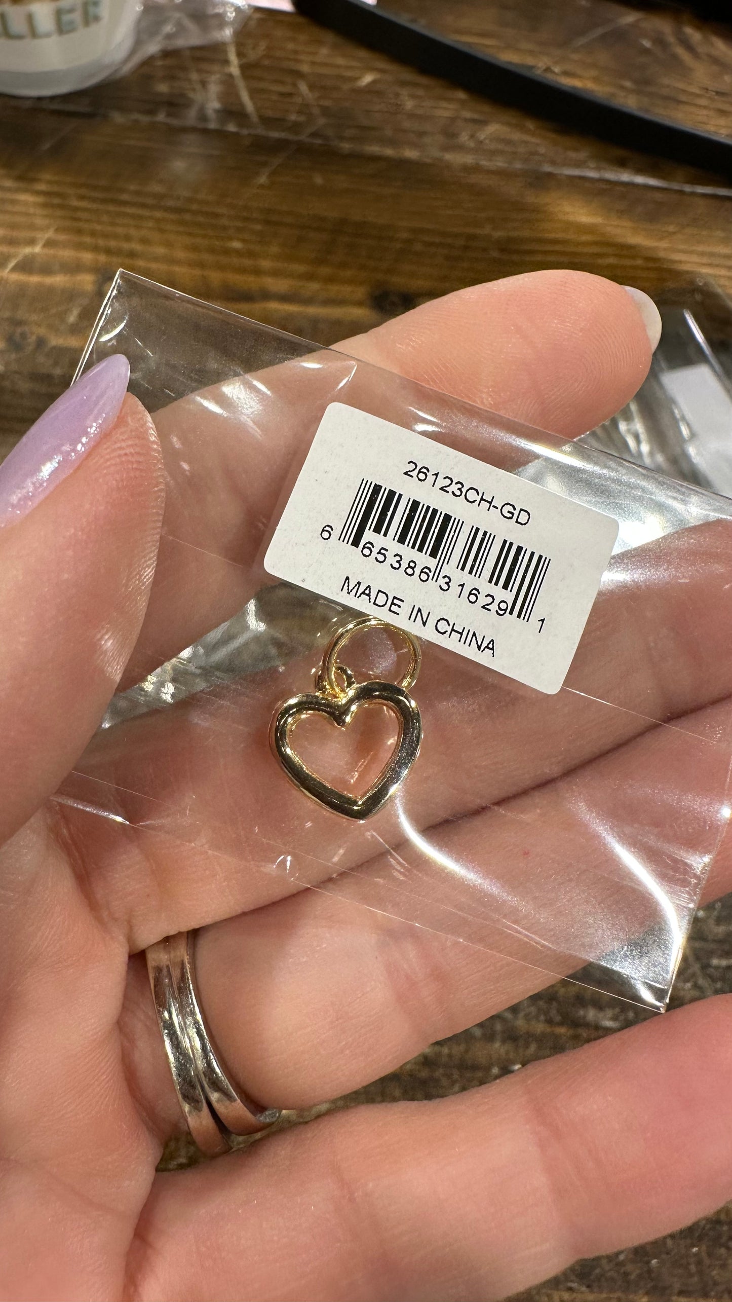 Shiny Gold Charms
