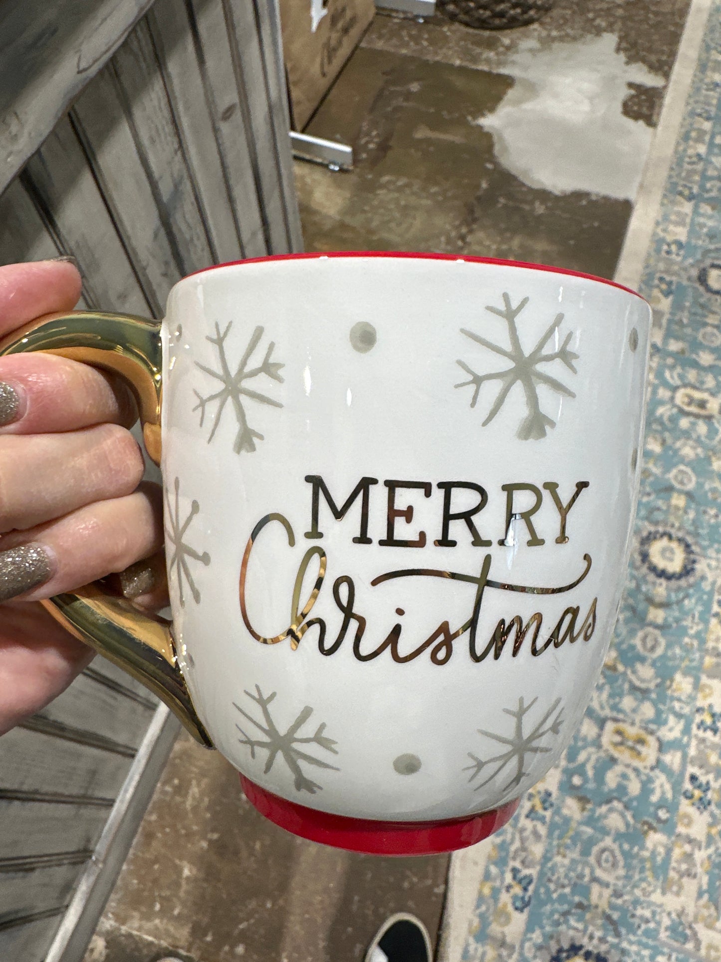 Merry reindeer mug