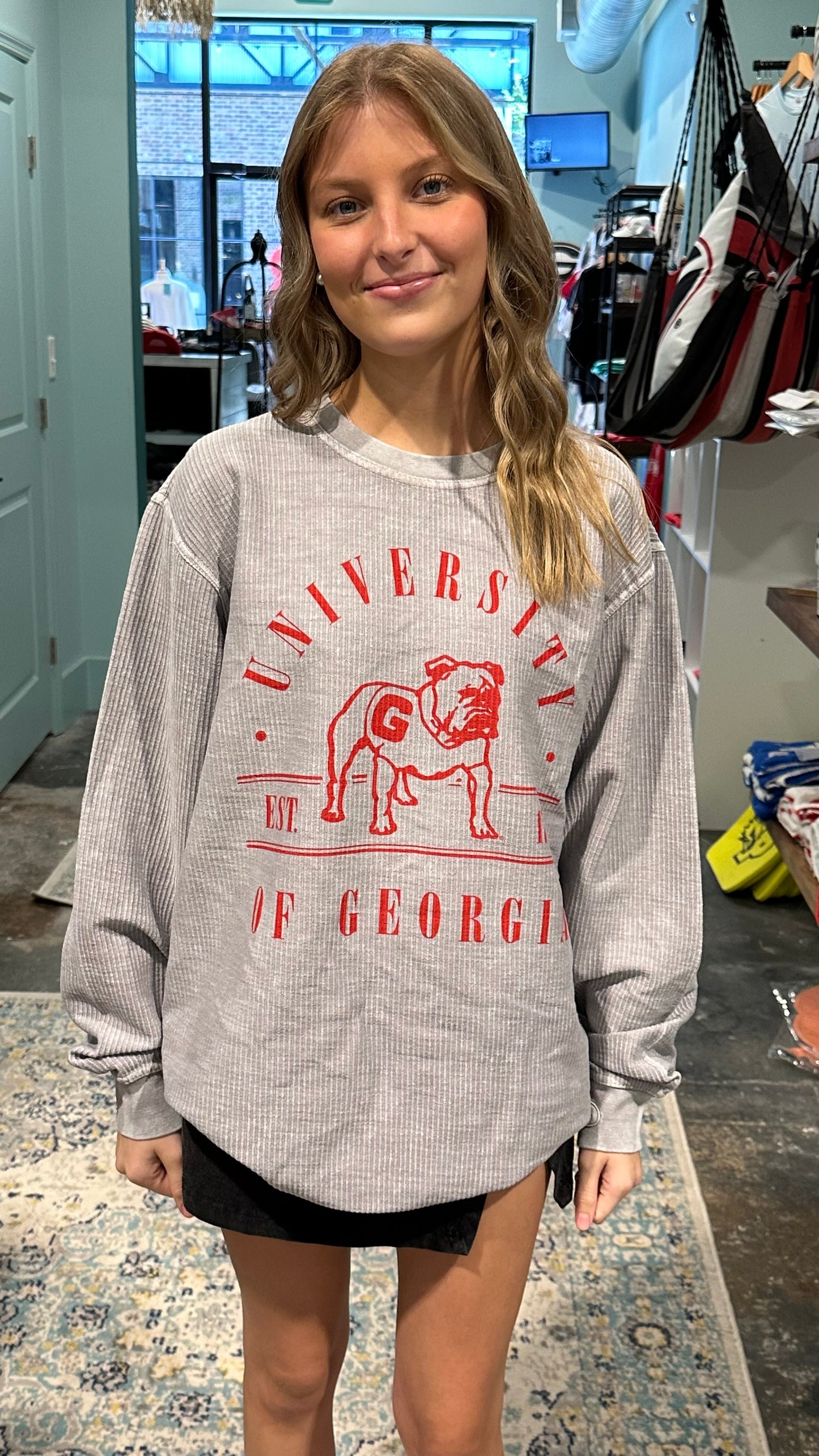 Georgia Corded Sloane sweatshirt