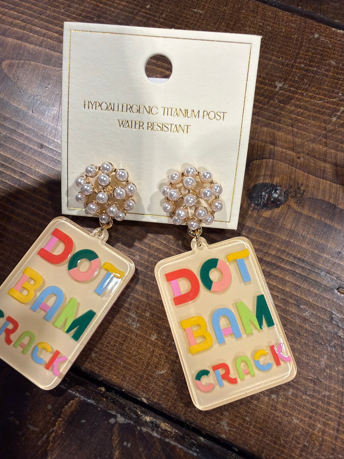 Mahjong Earrings