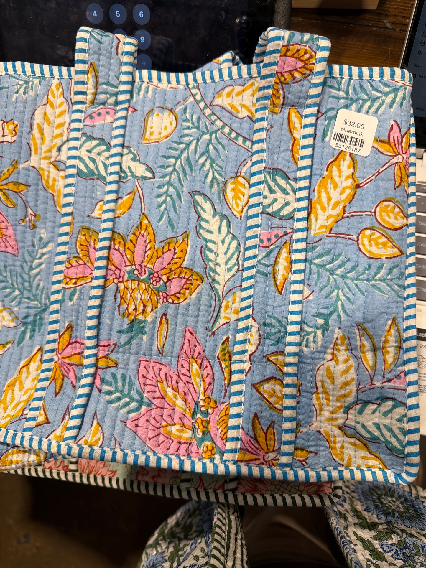 Mini Qulited Tote Bag