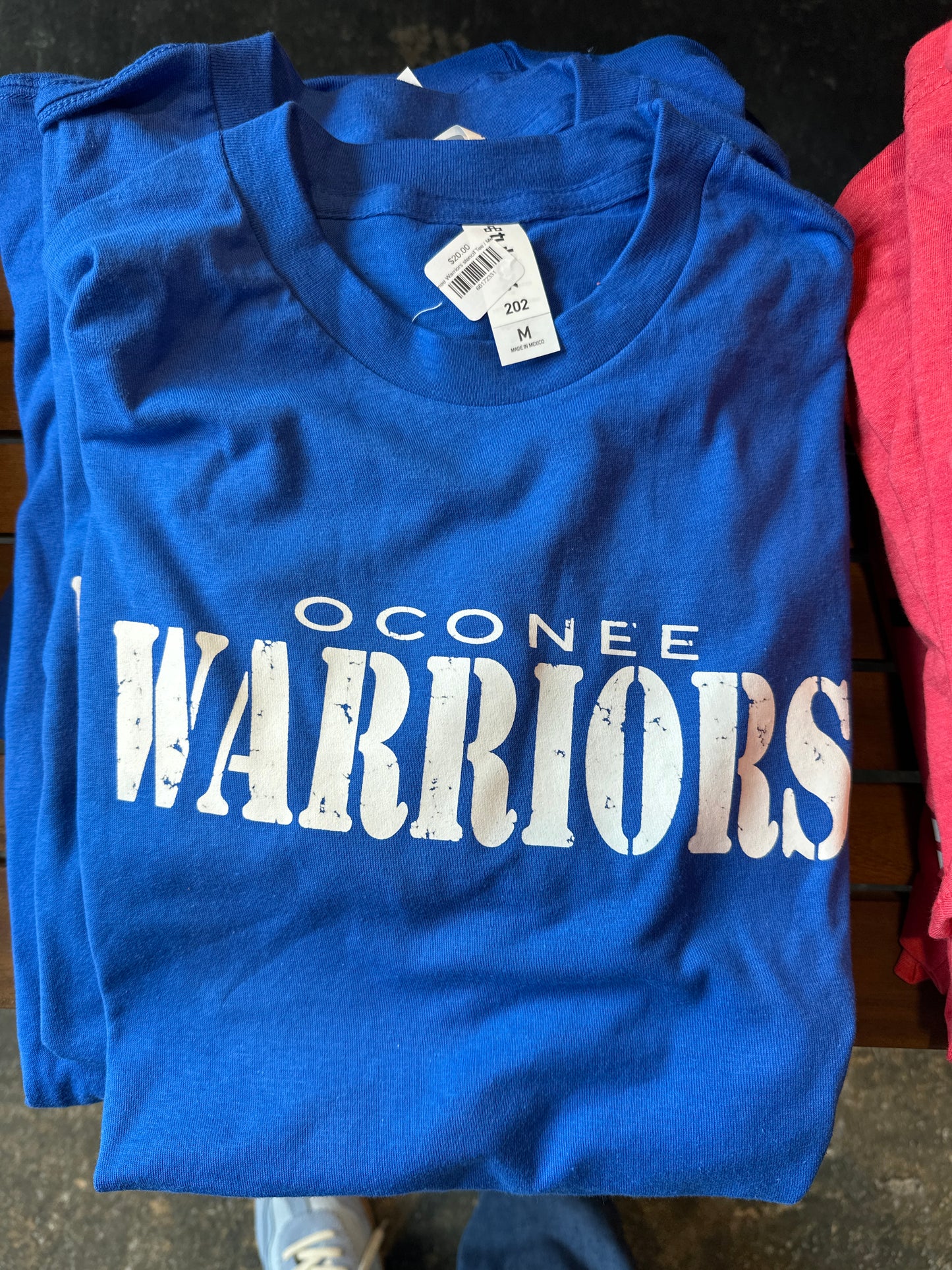 Oconee Warriors stencil Tee