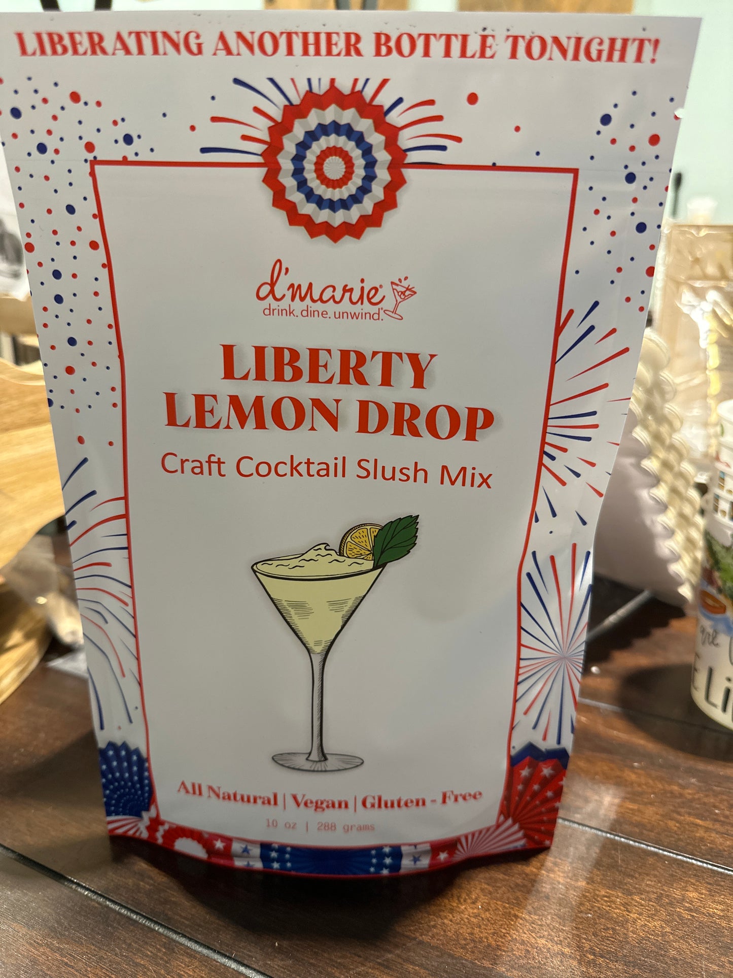 Liberty lemon drop slush mix