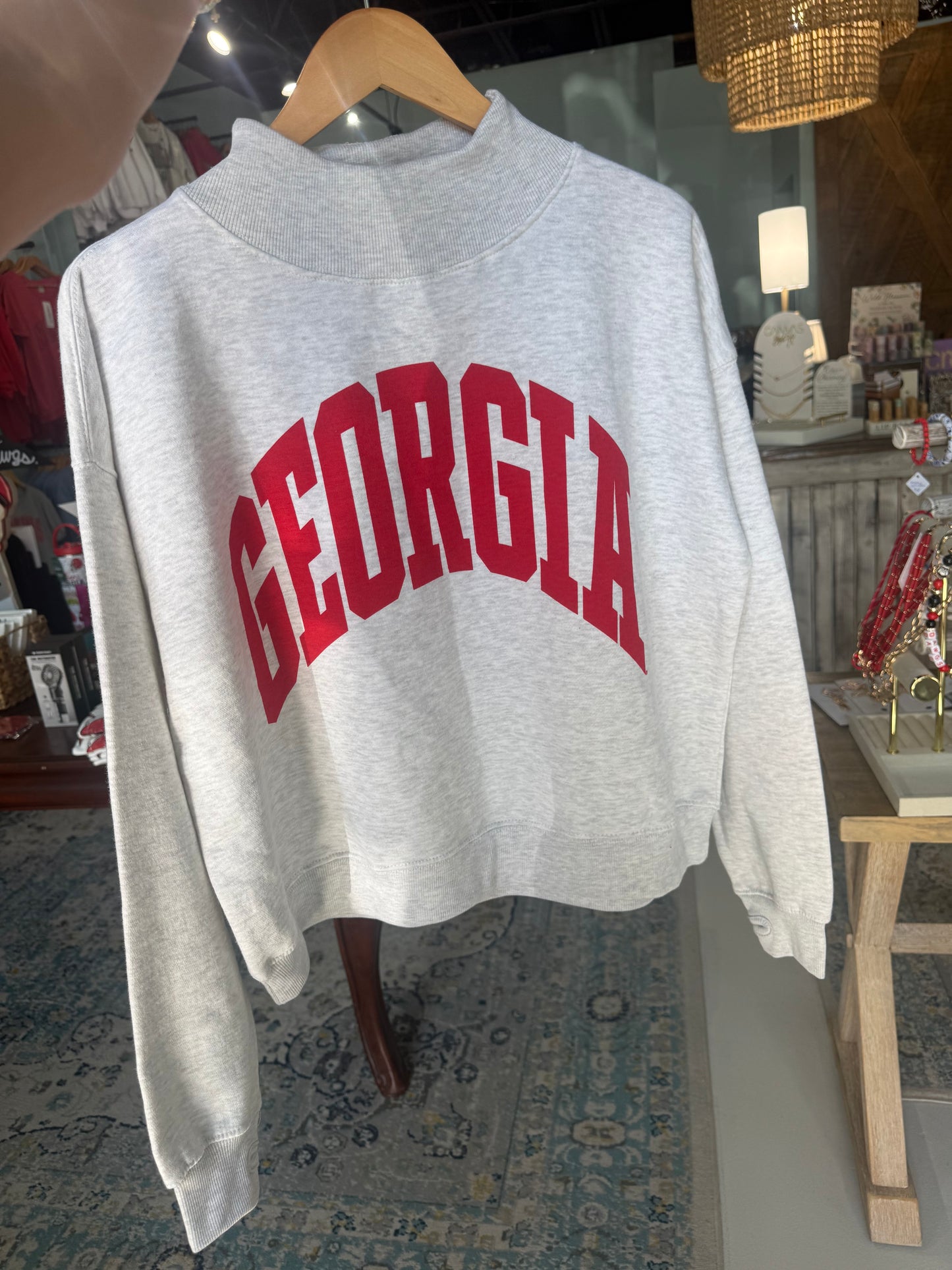 Georgia midland arch Lingo Mockneck Sweatshirt