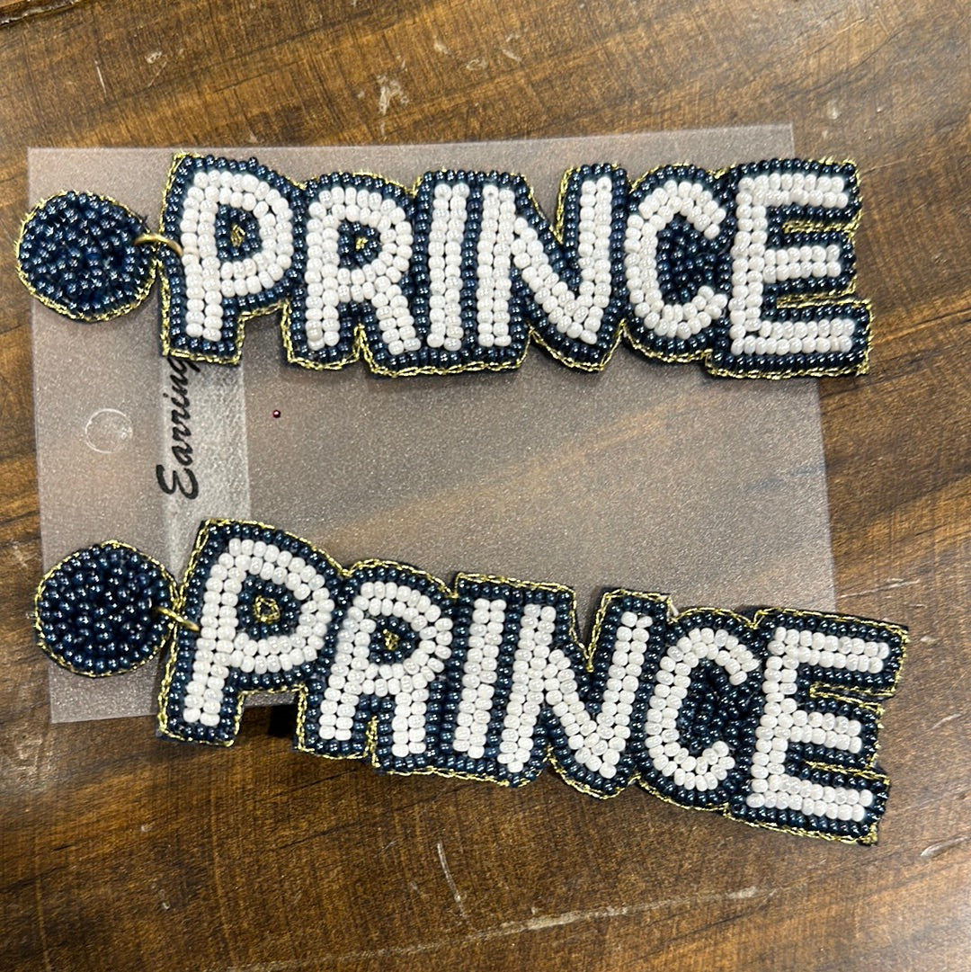 Beaded Team earrings