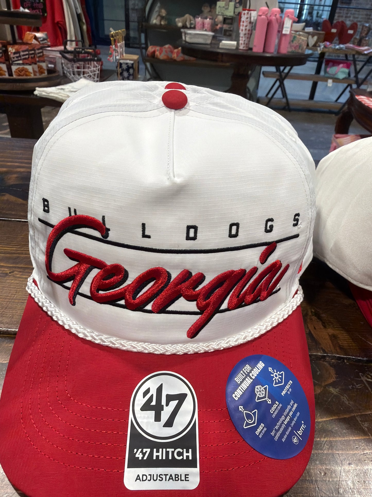 Georgia white condor hat