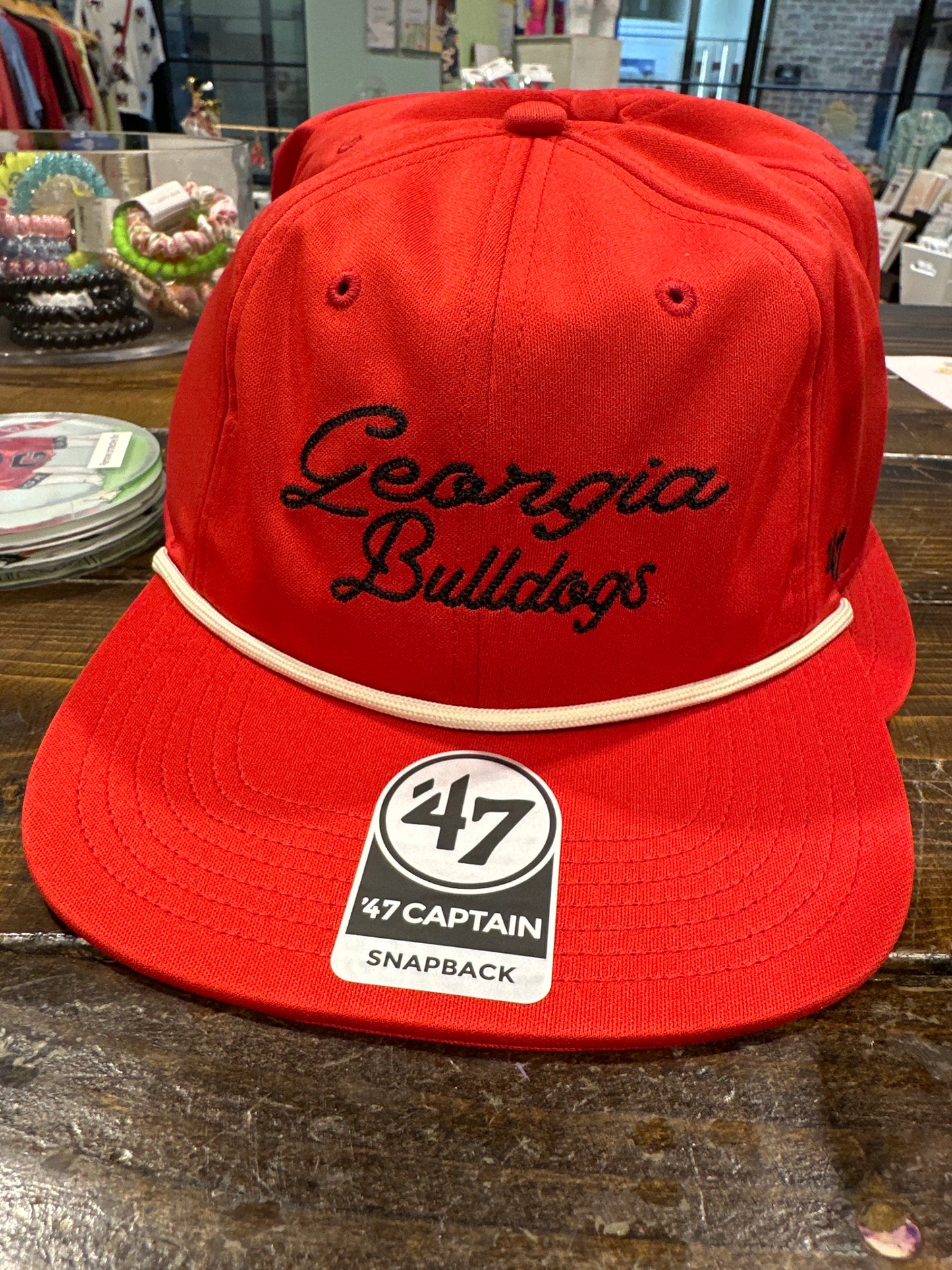 Georgia Script Captain Hat
