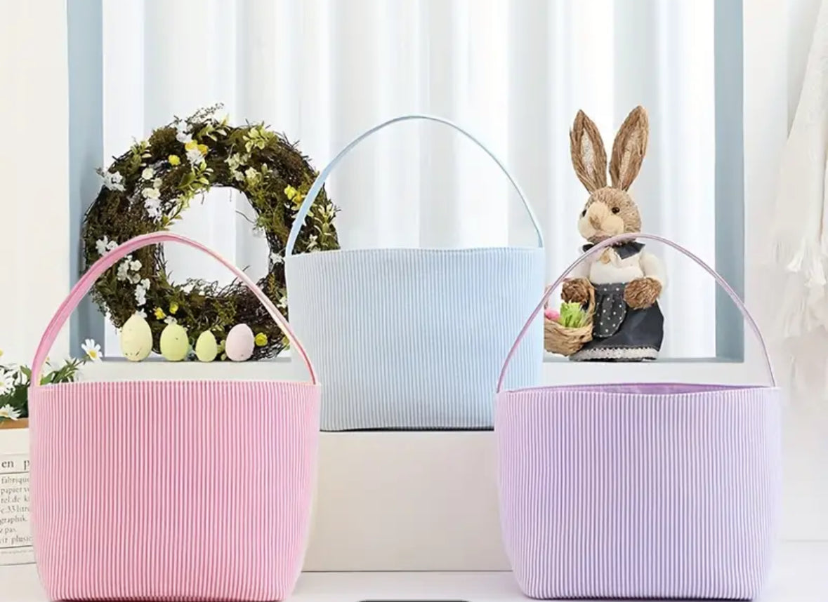 Seersucker Baskets