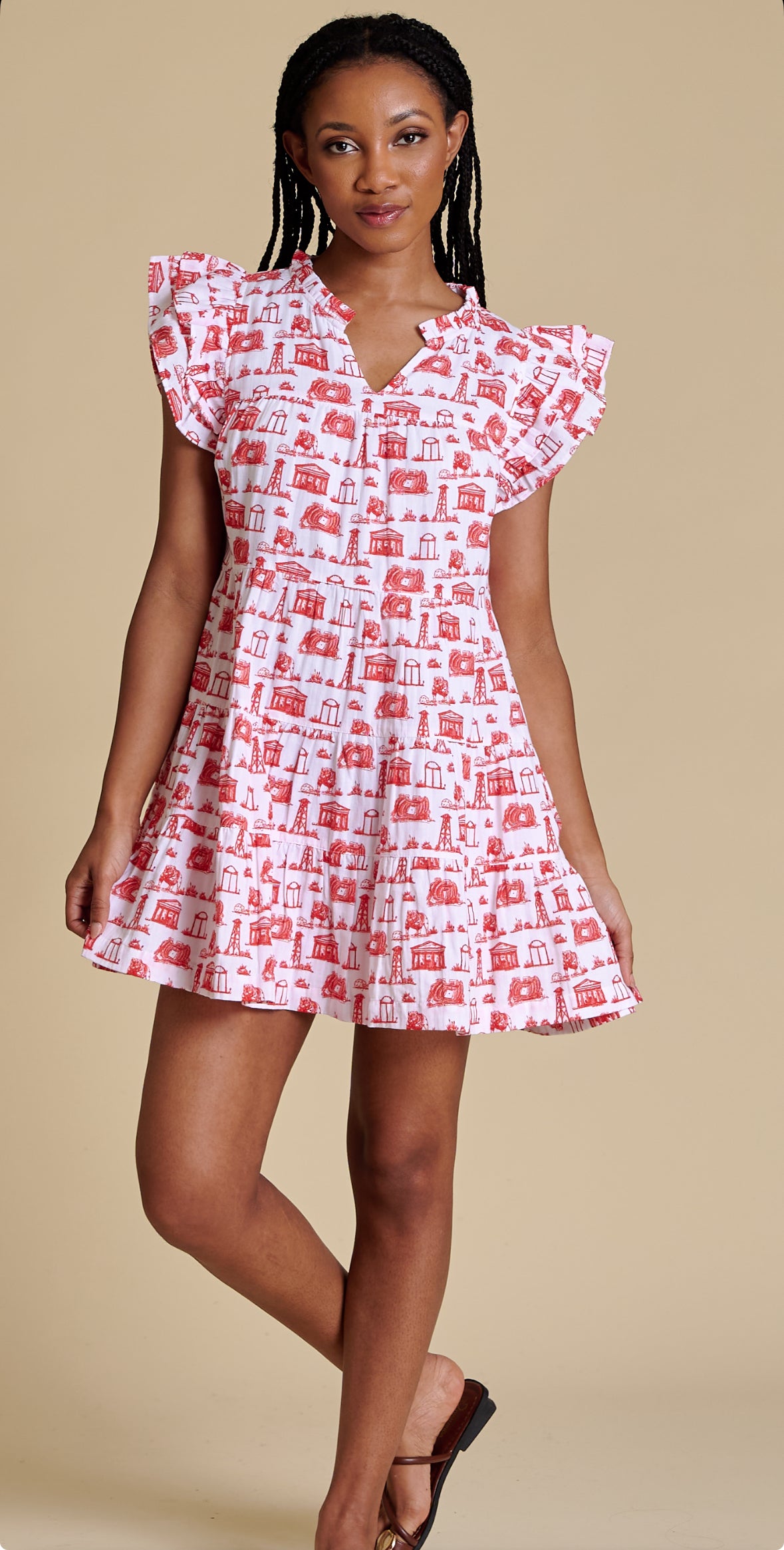 The Team Toile Flutter Sleeve