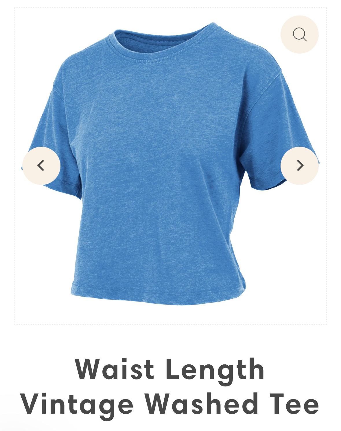 Oconee waist length vintage top