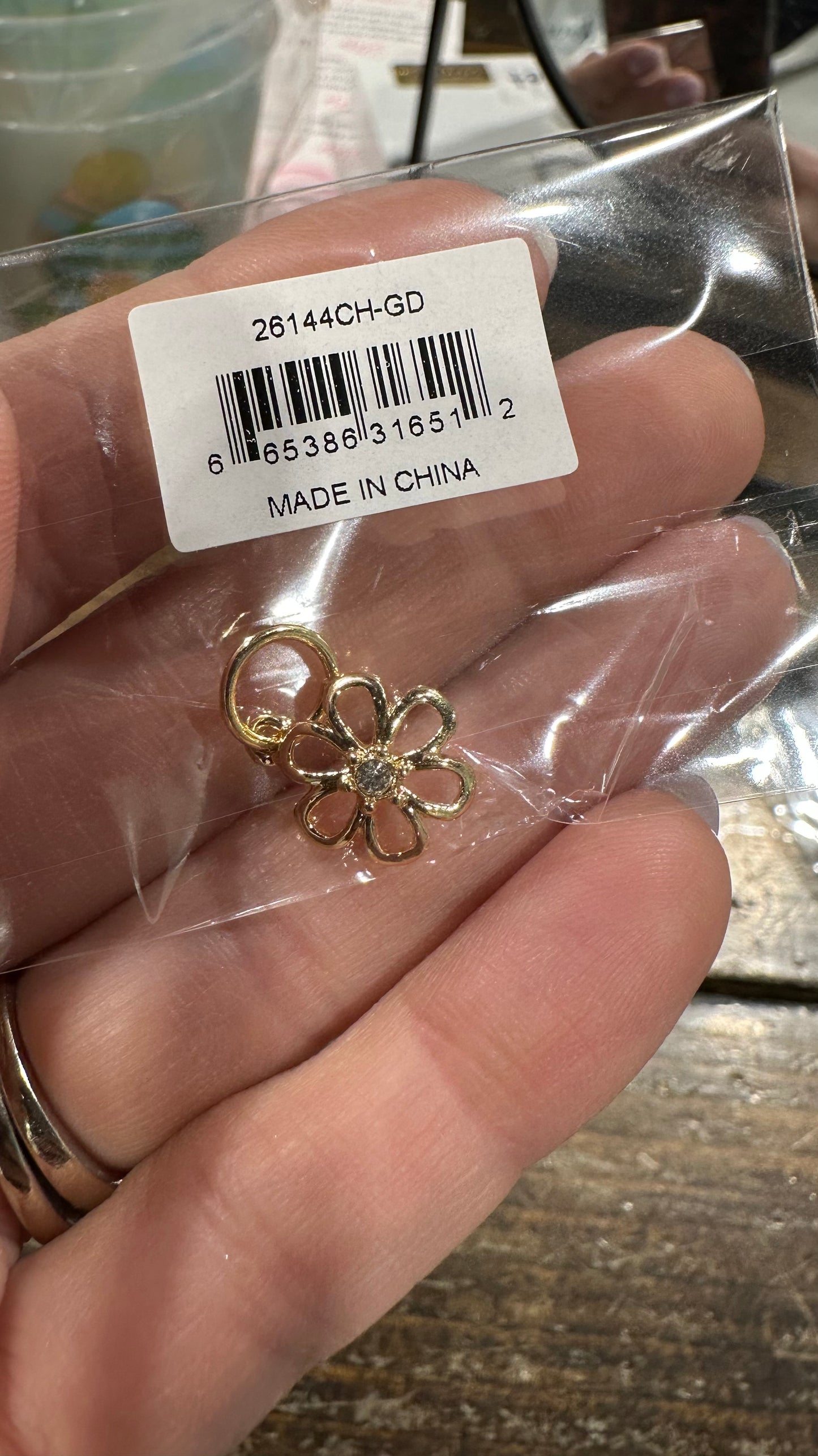 Shiny Gold Charms