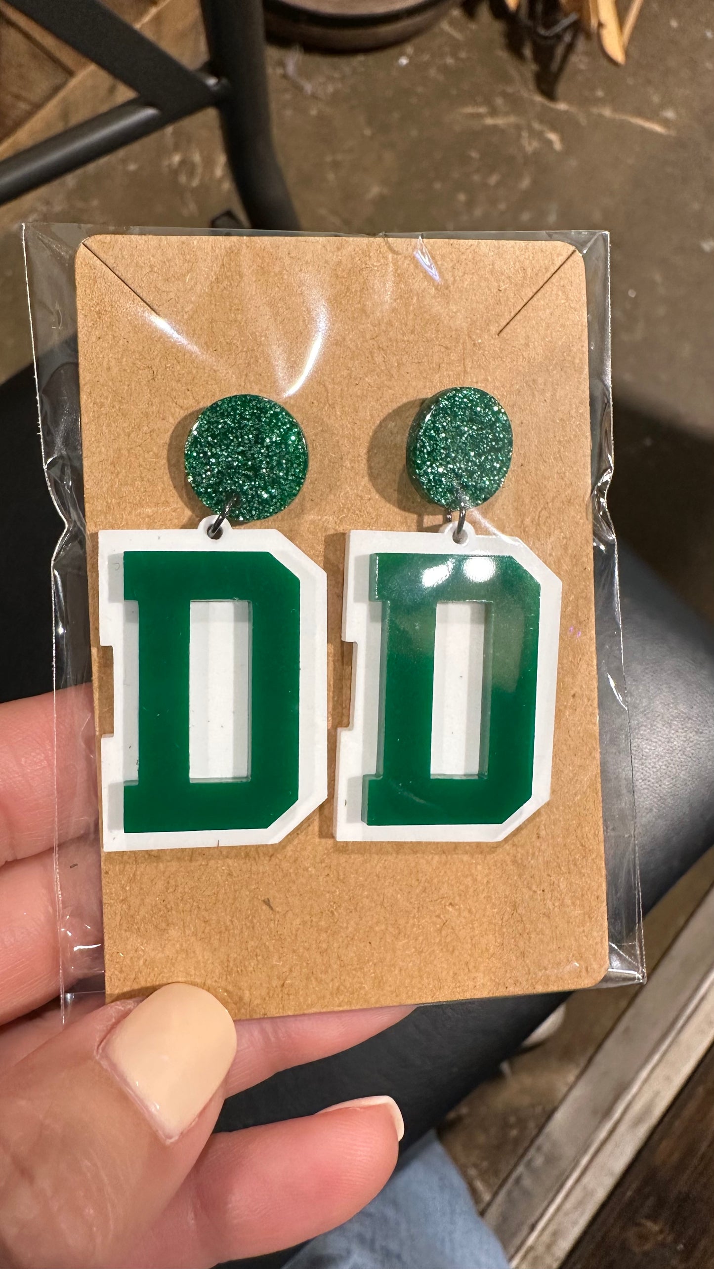 Acrylic Team Earrings