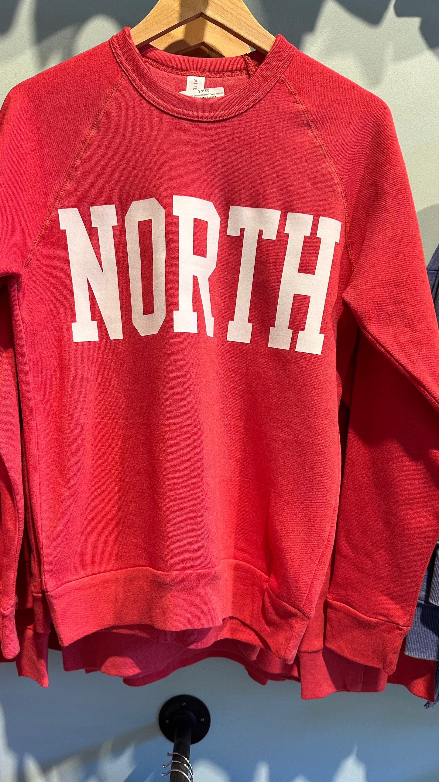 Vintage Oversized text Crew