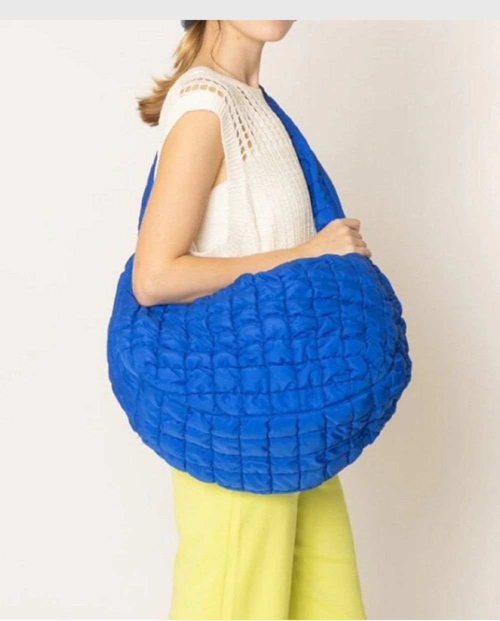 Quilted Puffer Tote