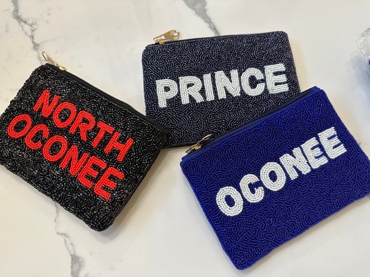 Beaded coin purses