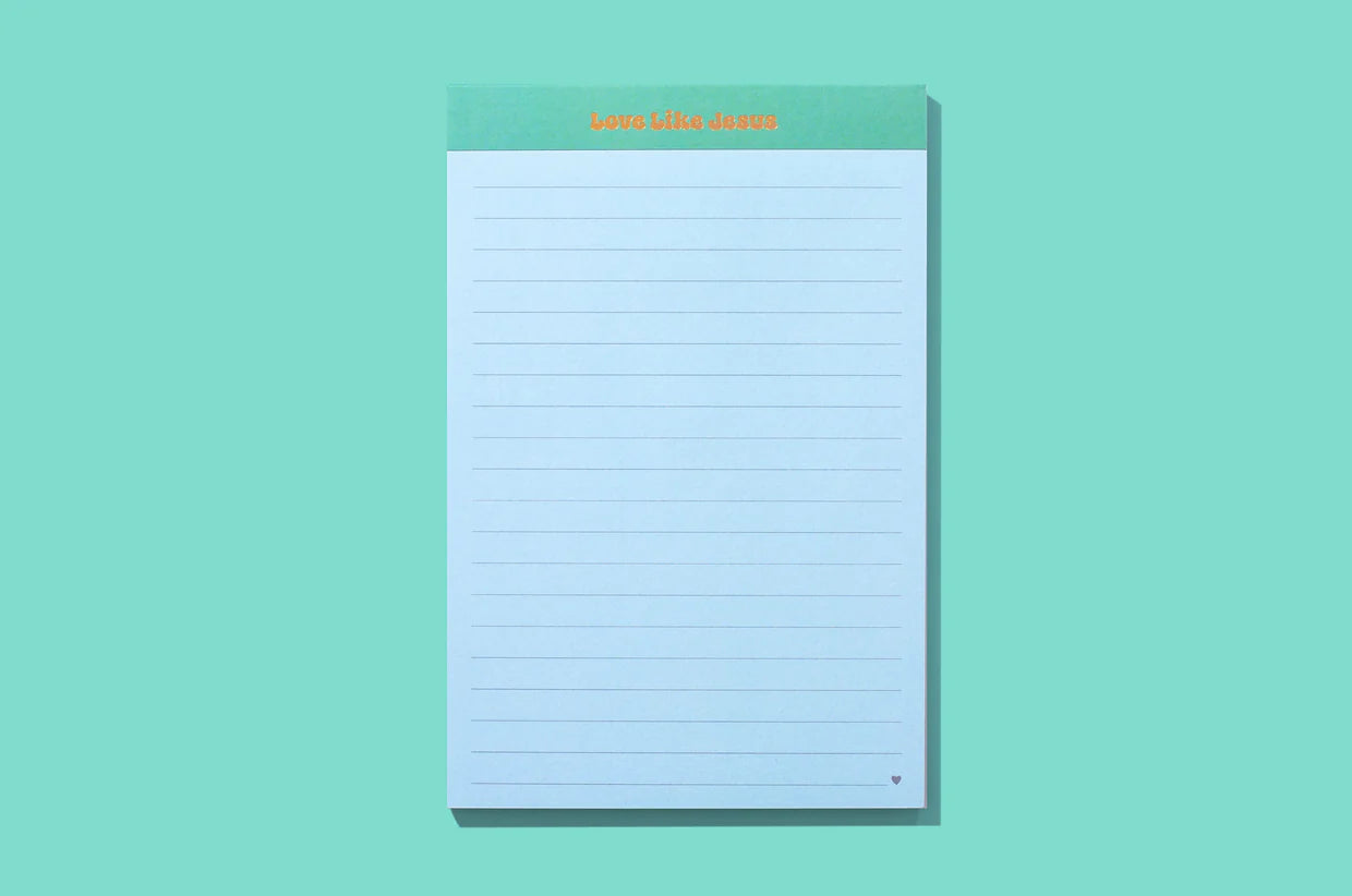 love like jesus list pad