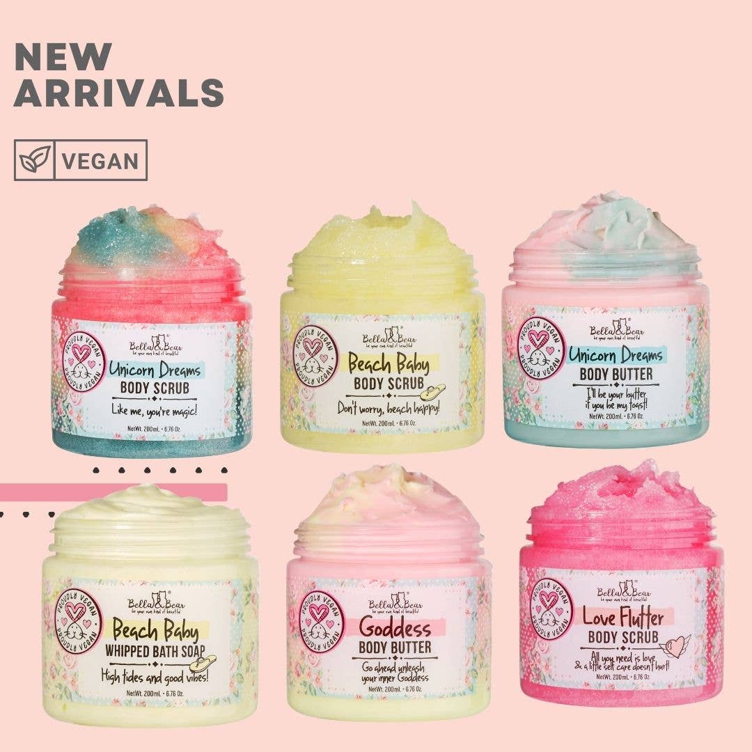 6.7oz Beach Baby Body Scrub | Body Wash | Moisturizer