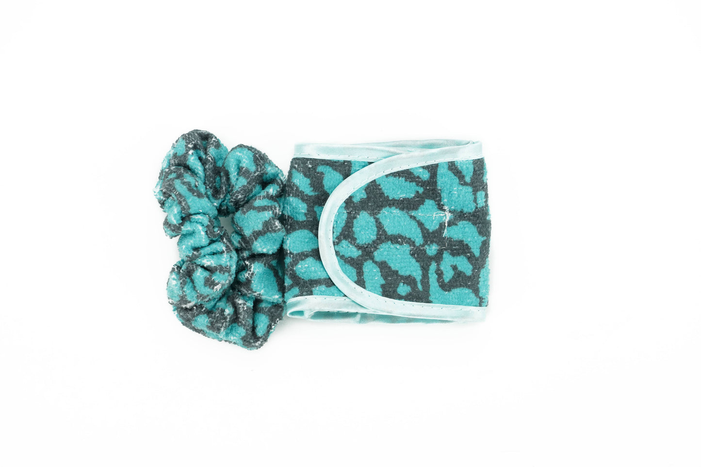 Lemon Lavender High & Dry Microfiber Scrunchie/Headband Duo