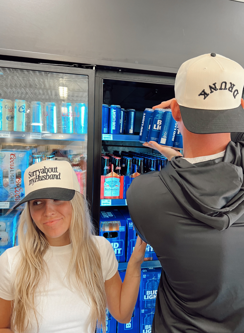 Sorry about my Husband/Wife Vintage Trucker Hat: Husband
