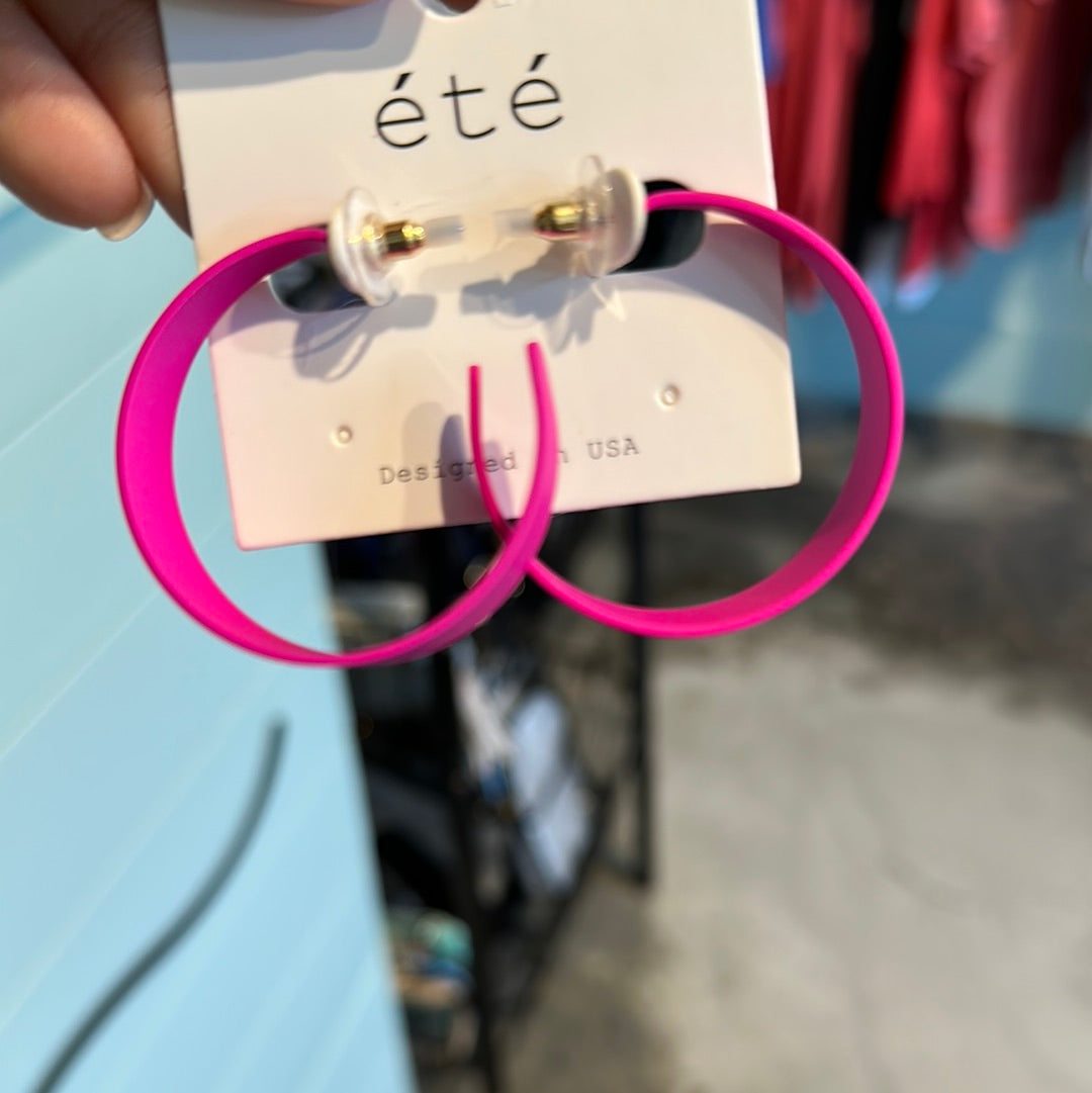Spring earrings