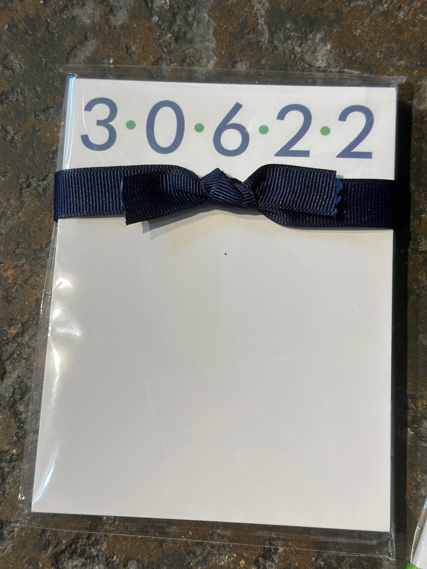 Zip code mini notepad