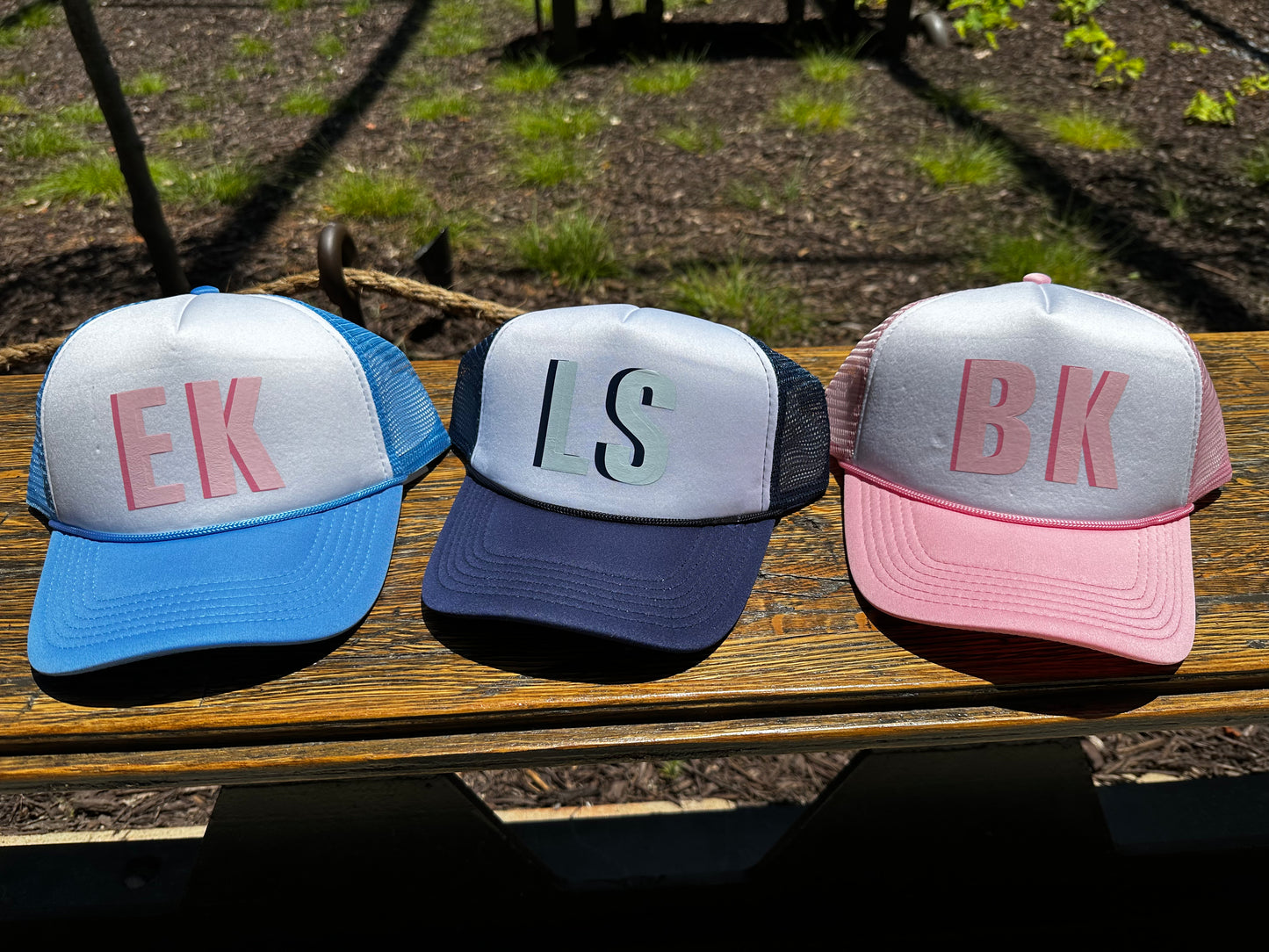 Shadow monogram trucker hat