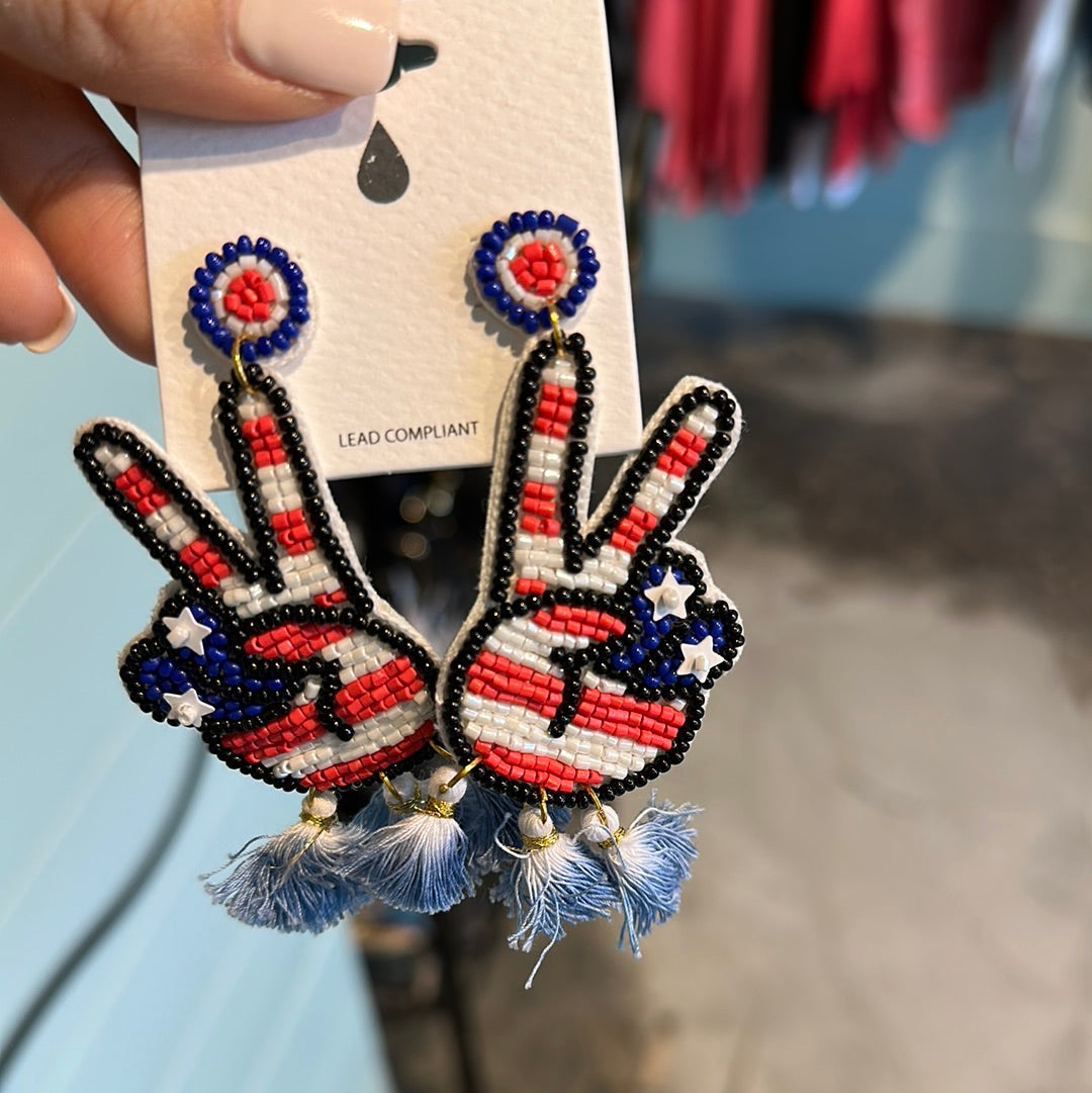 Spring earrings