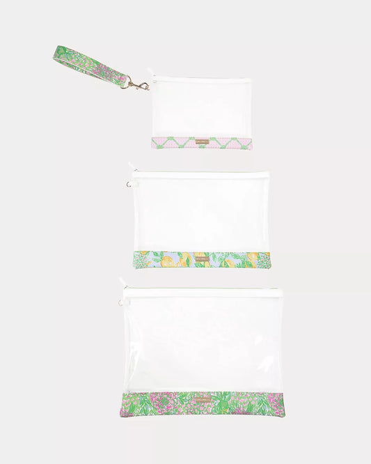 Trio Carryall Pouch Set Lilly Pultzer