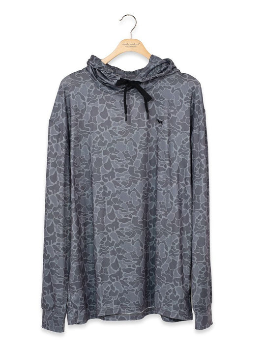 Black Camo thin Hoodie