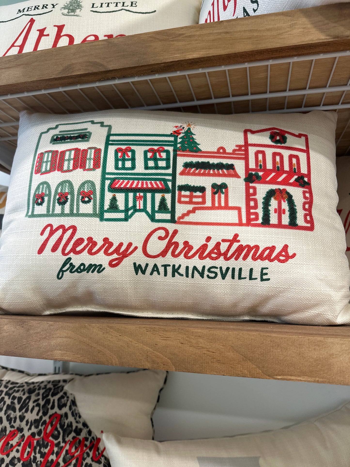 Merry little Christmas pillow