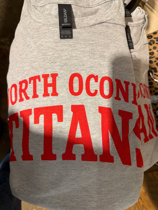 North Oconee Grey Tshirt