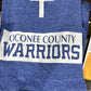 Oconee Warrior block tshirt