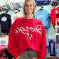 Georgia Alexus script oversized Sweatshirt