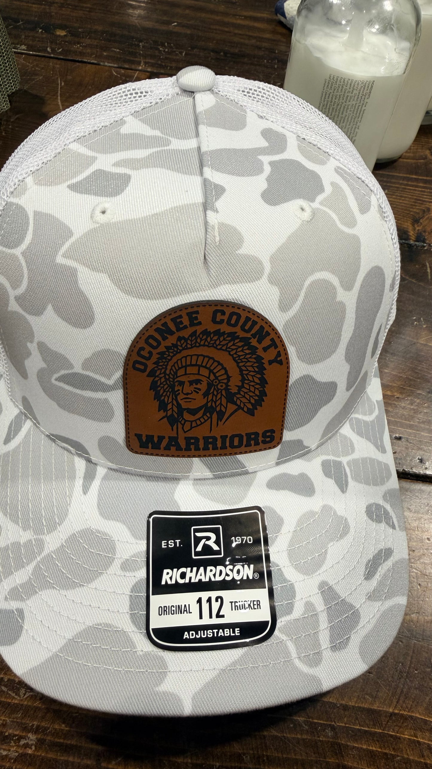 Oconee Warriors Camo Hats