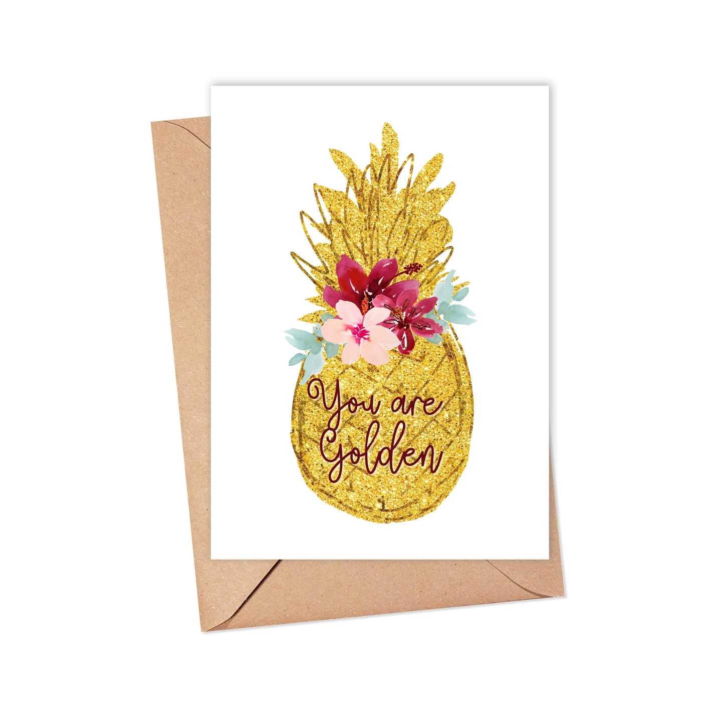 Pineapple Thank You Cards Tropical Greeting Cards for Women