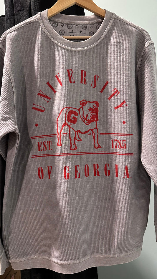 Georgia Corded Sloane sweatshirt