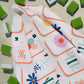 Tile Toss Tea Towel - Mahjong